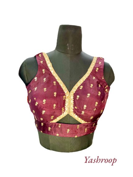 Latest Pattern Sabyasachi Cut Blouse